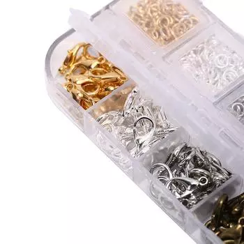 960 шт. ювелирные изделия застежка-лобстер крючки кольцо для ожерелья браслет сделай сам