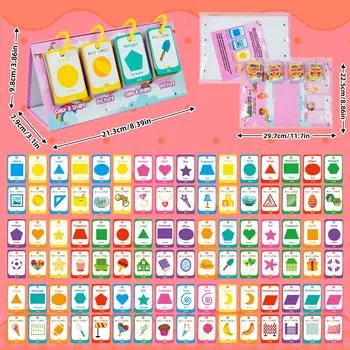 96 цветов Геометрия Когнитивное обучение Обучающие карточки Детское раннее развитие Пазл Тренировка мышления