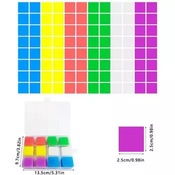 96 шт. 2,5*2,5 см DIY алмазная живопись воск с коробкой для хранения вышивальный клей крестиком точечный клей DIY алмазная живопись воск грязь белый