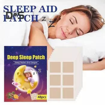 96 шт. пластыри для глубокого сна натуральные растения быстродействующие снотворные пластыри портативные дорожные мужские и женские наклейки для снятия усталости во время сна Sets