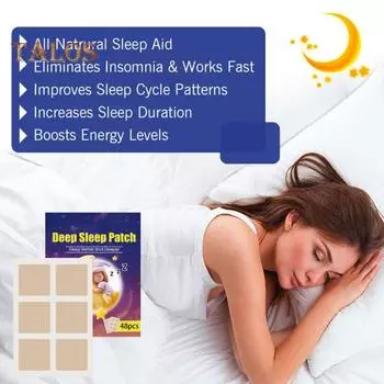 96 шт. пластыри для глубокого сна натуральные растения быстродействующие снотворные пластыри портативные дорожные мужские и женские наклейки для снятия усталости во время сна Sets