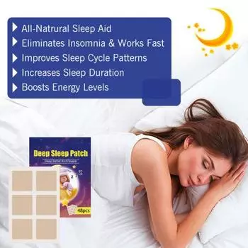 96 шт. пластыри для глубокого сна натуральные растения быстродействующие портативные пластыри для улучшения сна