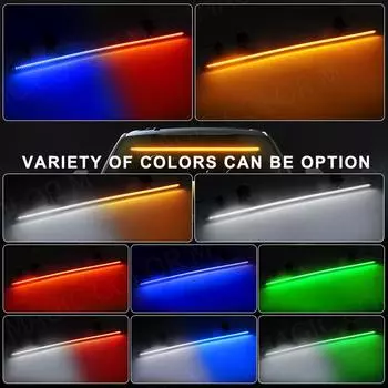 96 светодиодных стробоскопов для аварийной вспышки, сигнальная лампа, полоса на лобовом стекле, 3030 бусин, красный, синий, янтарный, белый, зеленый, автомобильный фонарь в сборе