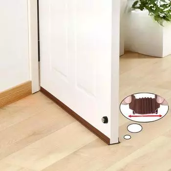 96X5.5cm Adjust Door Bottom Sealing Strip Windproof Door Seam Wind Sound Insulation Sealing Strip Sound Insulation Door Sticker