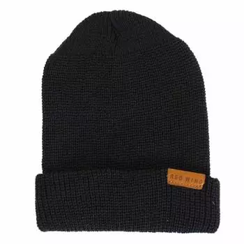 97492 Merino Wool Knit Hat Merino Wool Knit Hat Black Black [Red Wing] чёрный