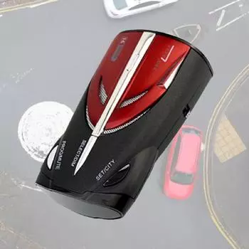 9780 Высококачественный радар-детектор скорости Практический ABS Полночастотное обнаружение красный/чёрный