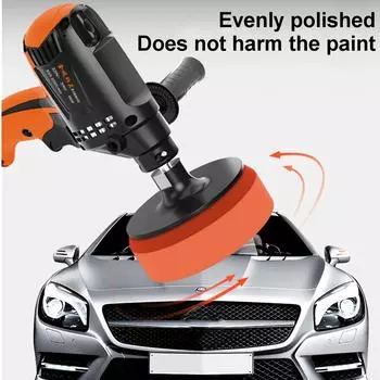 980 Вт Шестиступенчатый полировальный станок для автомобиля Полировальный станок для автомобиля Угловая шлифовальная машина Другие инструменты Шлифовальный станок Электрический шлифовальный станок с регулируемой скоростью