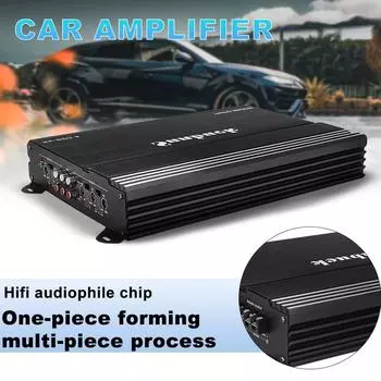 9900 Вт 4-канальный автомобильный усилитель мощности домашнего аудио 12 В автомобильный цифровой усилитель автомобильный аудиоусилитель для автомобиля усилитель сабвуфер