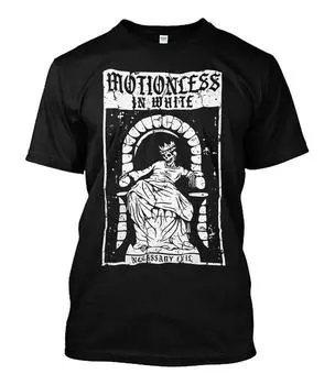 99919 Белая футболка унисекс Motionless Necessary Evil S