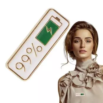 99%/1% Switching Social Battery Switching Brooch Move To The Mood As You Artistic Female 99 battery capacity