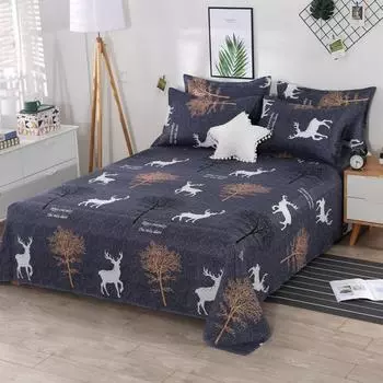 99,99% приятные для кожи бытовые простыни Four Seasons Universal Student Dormitory с 2 наволочками 120x230cm with pillowcase