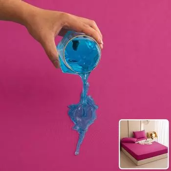 99,99% водонепроницаемые наматрасники, регулируемая нескользящая простыня с защитной лентой на кровати, один размер 140/160/180x200 80x200x30cm чёрный