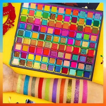 Палитра теней для век 99 цветов Тени для век Европейский стиль для женщин 99 colors