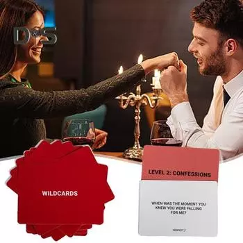 99 игровых карточек для начала разговора, компактный дизайн, многоразовая игра с вопросами для углубления связи, игровые карты красный