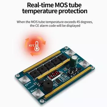 99-ступенчатая панель управления сварочным аппаратом с регулируемой точечной сваркой для сварки цилиндрического лития 99 Gears of Power разноцветный