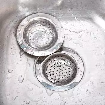 9/11 см фильтр для раковины из нержавеющей стали, кухонная ванная комната, канализационный сток для волос, антиблокирующий фильтр для слива, аксессуары для уборки дома