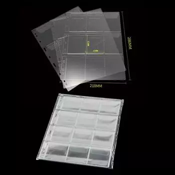 9/12 сеток, классический пластиковый держатель для монет, чехол для хранения денег, альбом, чехол для альбома 12-Grids