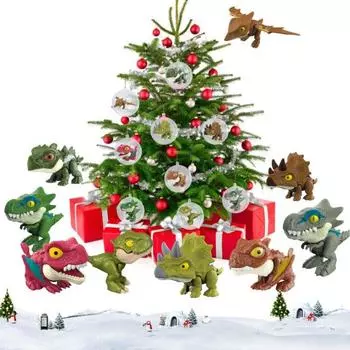 9/12 шт. прозрачных рождественских шаров, самодельные заполняемые рождественские шары с фигурками уток и динозавров, переливающиеся шары, украшения для декора рождественской елки C