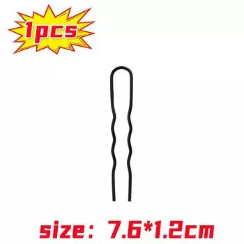 9/1 шт. Черный металлический U-образный гребень-заколка для волос для женщин, заколки для волос для небрежного пучка, заколки для плетения и скручивания, вилка для кудрявых причесок, палочки для укладки волос