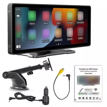 9,3-дюймовый автомобильный стерео MP5-плеер, Bluetooth, громкая связь, FM-радио, поддержка Carplay, Android, автомобильный телефонный кабель