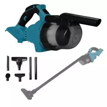 9.4Kpa литиевый автомобильный пылесос ручной домашний пылеуловитель 65AW мощная всасывающая машина 2pcs batteries EU Plug разноцветный