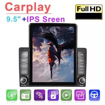 9,5 Автомагнитола Радио MP5-плеер Bluetooth FM Mirror Link Двойной 2Din Головное устройство