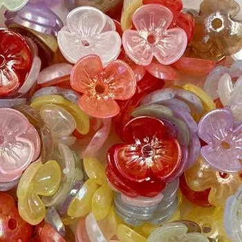 9,5 мм 100 шт. красочные маленькие цветочные разделители свободные бусины для самостоятельного изготовления браслета ожерелья подвески ювелирные изделия бисер ручной работы материал 100pcs about9.5mm зелёный