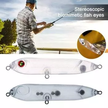 9.5CM/10G 9.5CM/11.4G Жесткая рыболовная приманка для поверхностной воды, плавающая искусственная приманка в виде карандаша для соленой воды, пресноводного окуня A