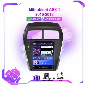9.7 Android 12 Радио для Mitsubishi ASX 1 2010-2016 Мультимедийный Плеер 2din GPS Навигация Carplay Авто Стерео