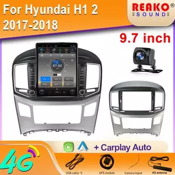9.7 Android для Hyundai H1 2 2017-2018 Грузовой автомобиль Радио Мультимедиа Видео Плеер Навигация GPS RDS 2 din 8 core 2GB+32GB