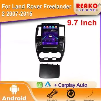 9,7 дюйма для Land Rover Freelander 2 2007-2015 автомобильный мультимедийный видеоплеер GPS навигация радио Android Auto Carplay 4G 4 core 2GB+32GB carplay