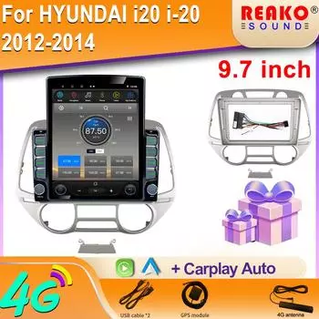 9,7-дюймовый вертикальный экран Tesla Android автомобильное радио для HYUNDAI i20 i-20 2012-2014 GPS навигация мультимедийный видеоплеер 8 core 2GB+32GB