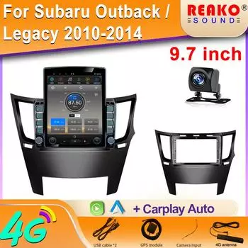9,7-дюймовый вертикальный экран Tesla Android автомобильное радио для Subaru Outback 4 BR Legacy 5 LHD 2009-2014 навигация GPS мультимедиа 8 core 2GB+32GB