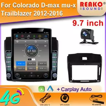 9,7-дюймовый вертикальный экран Tesla автомобильное радио для Chevrolet Holden S10 TRAILBLAZER COLORADO ISUZU DMAX GPS мультимедийная навигация 8 core 2GB+32GB