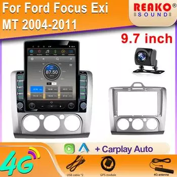 9,7-дюймовый вертикальный экран Tesla Android автомобильное радио для Ford Focus Exi MT 2004-2011 навигация GPS мультимедийный плеер 2din 8 core 2GB+32GB