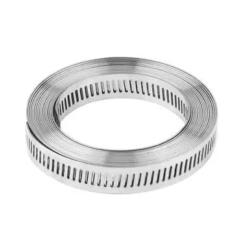 9.8 футов регулируемые большие хомуты для шланга червячный хомут из нержавеющей стали +6 крепежей регулируемый червячный ленточный шланг CHINA