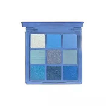 9 цветов Тени для векБлестящие синие тени для век Высокопигментированные Смешиваемые Стойкие Нейтральные тени для век One Size