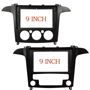 9-дюймовая 2din автомобильная панель для FORD S-Max S Max 2006 - 2015 Double Din автомобильная рамка приборной панели установка отделки панели комплект для переоборудования 9 inch size