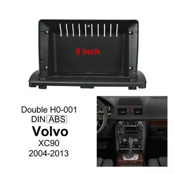 9-дюймовая автомобильная панель для XC90 VOLVO 2004 05 06 07 08 09 2013 панели аудио адаптер панель рамка комплекты автомобильный DVD рамка приборная панель чёрный