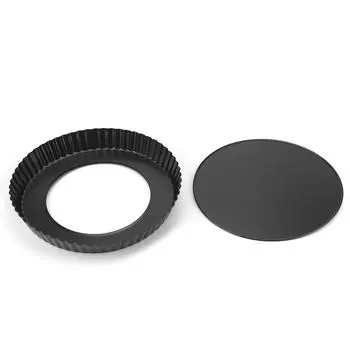 9-дюймовая форма для выпечки пиццы с антипригарным покрытием, съемная форма для пирога с откидным дном