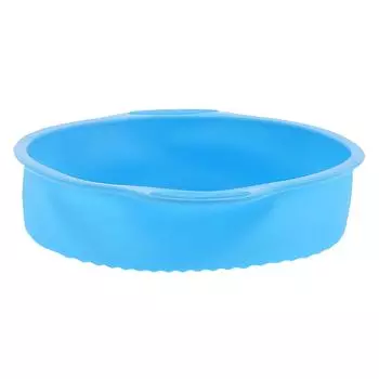 9-дюймовая круглая силиконовая форма для выпечки хлеба без пригорания для домашней кухни и пекарни(синий ) синий