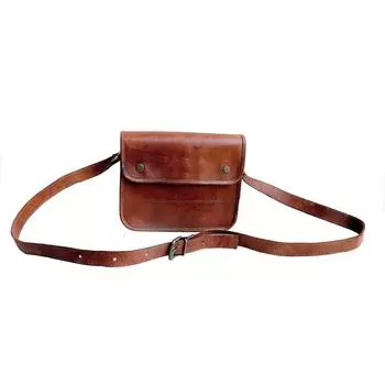 9-дюймовая сумка через плечо для мини-ноутбука Business Goat Perfect Leather Vintage 7 X 9 X 3 in коричневый