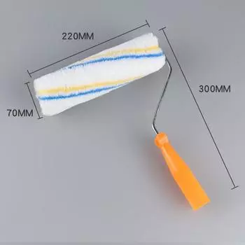 9-дюймовая желто-синяя угловая роликовая щетка с длинным ворсом — идеально подходит для ремонта дома, химического волокна, не пропускает пятна. 200 or more pieces