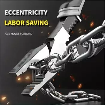 9-дюймовые многофункциональные электрические клещи - прочная хром-ванадиевая сталь, инструменты для снятия изоляции и снятия фаски, промышленная конструкция, облегчающая труд 9inch