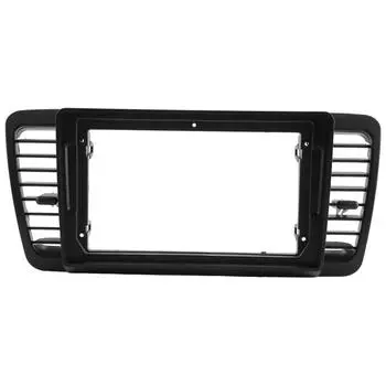 9-дюймовый 2 Din автомобильный стерео радио приборная панель DVD-плеер адаптер рамка панель для Subaru Outback Legacy 2004-2009 9 inch with cable чёрный