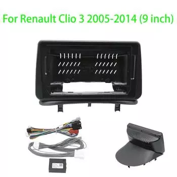 9-дюймовый адаптер Canbus Box автомобильный радиоприемник DVD-плеер фасции рамка для Renault Clio 3 2005-2014 Android аудио приборная панель комплект монтажа 9inch