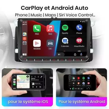 9-дюймовый Android 12 беспроводной Carplay Android авто 2Din Bluetooth WIFI GPS автомобильное радио для моделей VW интеллектуальные системы автомобиля