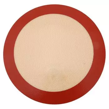 9-дюймовый антипригарный силиконовый коврик для плиты, жаропрочный коврик для выпечки торта, печенья, барбекю