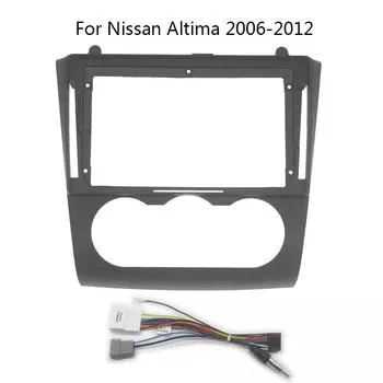 9-дюймовый автомобильный радиоприемник для Nissan Altima 2006 2007 2008 2009 2010 2011 2012 аудиоплеер установка комплект крепления на раму приборной панели Fascia and Cable