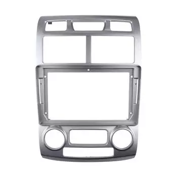 9-дюймовый комплект приборной панели для KIA SPORTAGE 2005-2010 Автомобильная радиоприемник Рамка для панели Android-плеера Крышка адаптера для стереосистемы Рамка для панели GPS